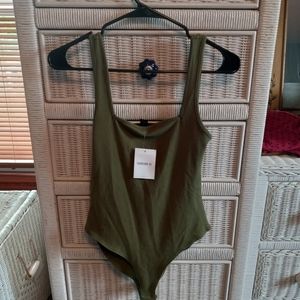 Forever21 green bodysuit